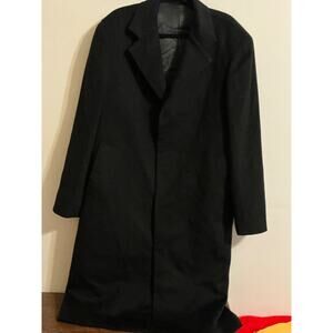 SHENGXING Cashmere Blend Men’s Black Coat SX Beautiful Coat